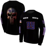 customized-new-york-giants-punisher-skull-black-hoodie-best-selling