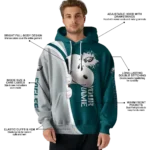 customized-philadelphia-eagles-peeking-snoopy-green-hoodie-best-selling