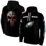 customized-philadelphia-eagles-punisher-skull-black-hoodie-best-selling