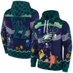 customized-philadelphia-eagles-spongebob-patrick-star-green-navy-hoodie-best-selling