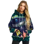 customized-philadelphia-eagles-spongebob-patrick-star-green-navy-hoodie-best-selling