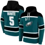 customized-philadelphia-eagles-striped-pattern-green-hoodie-best-selling