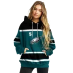 customized-philadelphia-eagles-striped-pattern-green-hoodie-best-selling