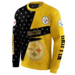 customized-pittsburgh-steelers-abstract-shape-gold-hoodie-best-selling