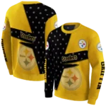customized-pittsburgh-steelers-abstract-shape-gold-hoodie-best-selling