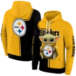 customized-pittsburgh-steelers-baby-yoda-gold-black-hoodie-best-selling