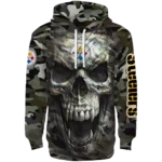 customized-pittsburgh-steelers-camo-skull-hoodie-best-selling