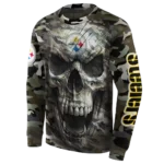 customized-pittsburgh-steelers-camo-skull-hoodie-best-selling