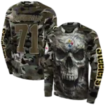 customized-pittsburgh-steelers-camo-skull-hoodie-best-selling