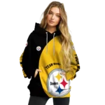 customized-pittsburgh-steelers-minimalist-design-gold-black-hoodie-best-selling