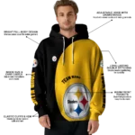 customized-pittsburgh-steelers-minimalist-design-gold-black-hoodie-best-selling