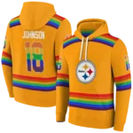 customized-pittsburgh-steelers-rainbow-stripes-gold-hoodie-best-selling