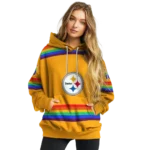 customized-pittsburgh-steelers-rainbow-stripes-gold-hoodie-best-selling