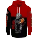 customized-san-francisco-49ers-baby-groot-red-black-hoodie-best-selling