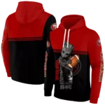 customized-san-francisco-49ers-baby-groot-red-black-hoodie-best-selling