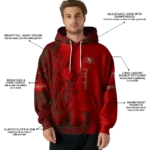 customized-san-francisco-49ers-deer-silhouette-red-hoodie-best-selling