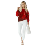 customized-san-francisco-49ers-deer-silhouette-red-hoodie-best-selling