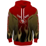 customized-san-francisco-49ers-flame-design-red-hoodie-best-selling