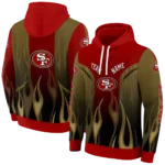 customized-san-francisco-49ers-flame-design-red-hoodie-best-selling