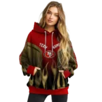 customized-san-francisco-49ers-flame-design-red-hoodie-best-selling