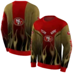 customized-san-francisco-49ers-flame-design-red-hoodie-best-selling