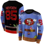 customized-san-francisco-49ers-mario-blue-black-hoodie-best-selling
