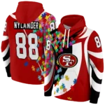 customized-san-francisco-49ers-puzzle-pieces-red-hoodie-best-selling