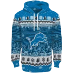 detroit-lions-christmas-trees-blue-hoodie-best-selling