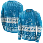 detroit-lions-reindeer-motif-blue-hoodie-best-selling