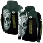 green-bay-packers-sugar-skull-green-black-hoodie-best-selling