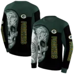 green-bay-packers-sugar-skull-green-black-hoodie-best-selling