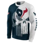 houston-texans-graphic-punisher-blue-white-hoodie-best-selling