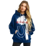 indianapolis-colts-football-heartbeat-blue-hoodie-best-selling