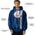 indianapolis-colts-football-heartbeat-blue-hoodie-best-selling