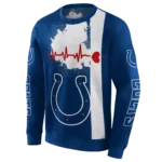 indianapolis-colts-football-heartbeat-blue-hoodie-best-selling