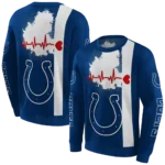 indianapolis-colts-football-heartbeat-blue-hoodie-best-selling