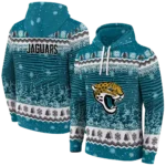 jacksonville-jaguars-christmas-trees-teal-hoodie-best-selling