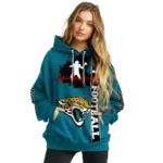 jacksonville-jaguars-football-heartbeat-teal-hoodie-best-selling