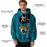 jacksonville-jaguars-football-heartbeat-teal-hoodie-best-selling