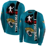 jacksonville-jaguars-football-heartbeat-teal-hoodie-best-selling