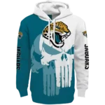 jacksonville-jaguars-graphic-punisher-teal-white-hoodie-best-selling