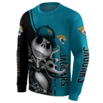 jacksonville-jaguars-jack-skellington-teal-hoodie-best-selling