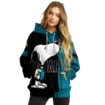jacksonville-jaguars-playful-snoopy-teal-hoodie-best-selling