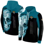 jacksonville-jaguars-sugar-skull-teal-black-hoodie-best-selling