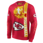 kansas-city-chiefs-football-heartbeat-red-hoodie-best-selling