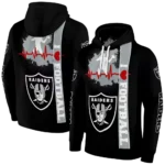 las-vegas-raiders-football-heartbeat-black-hoodie-best-selling