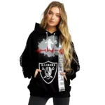 las-vegas-raiders-football-heartbeat-black-hoodie-best-selling
