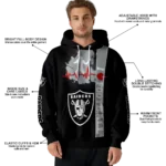 las-vegas-raiders-football-heartbeat-black-hoodie-best-selling