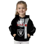 las-vegas-raiders-football-heartbeat-black-hoodie-best-selling