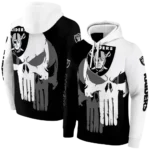 las-vegas-raiders-graphic-punisher-black-white-hoodie-best-selling